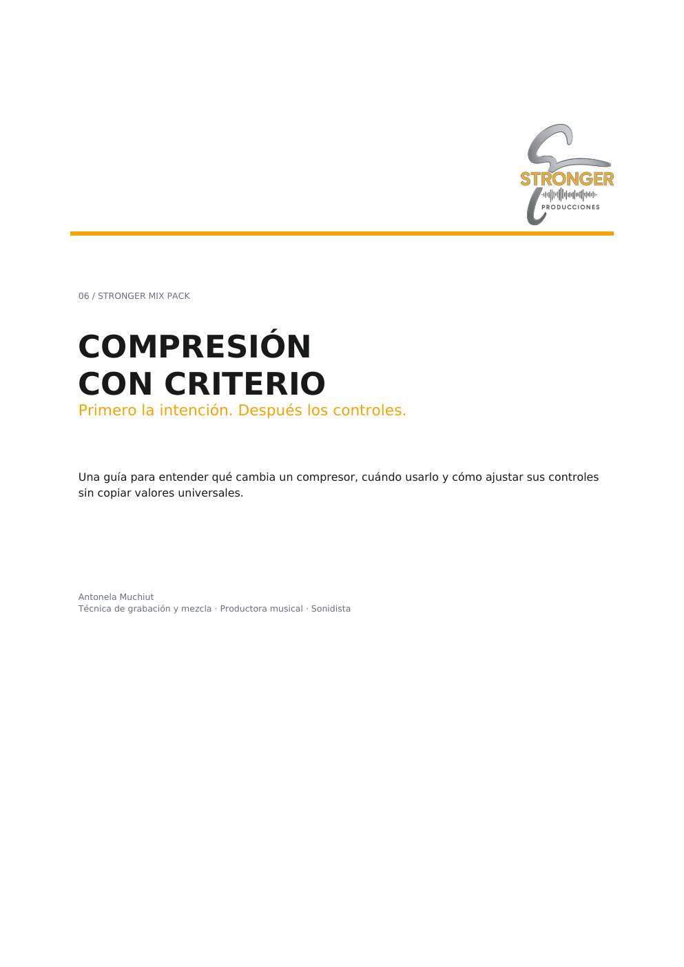 Compresión con criterio